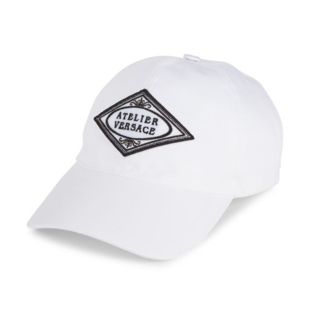 Versace Unisex Atelier Logo Medusa Baseball Cap